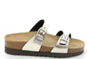 HOLA CB2434 PLATINO CIABATTA SANDALO DONNA