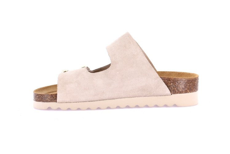 HOLA CB0771 BEIGE CIABATTA SANDALO DONNA
