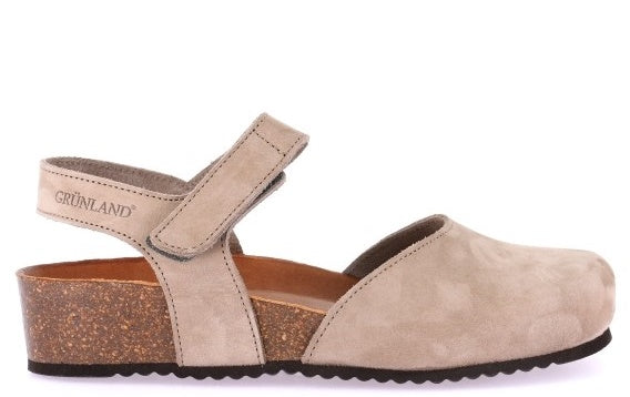 LEFT SB2412 TAUPE SABOT DONNA