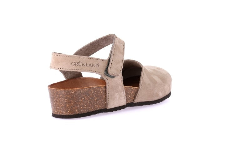 LEFT SB2412 TAUPE SABOT DONNA