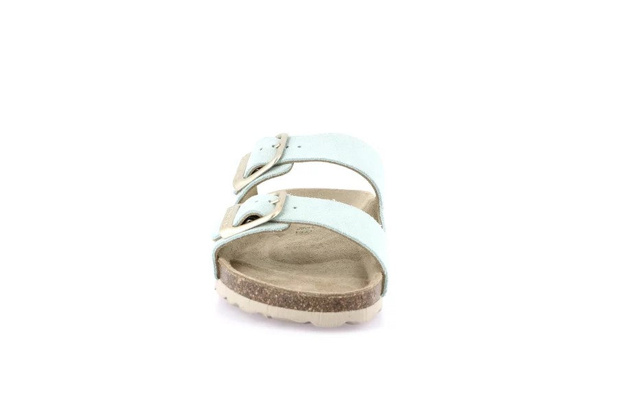 SARA CB2631 MENTA CIABATTA SANDALO DONNA
