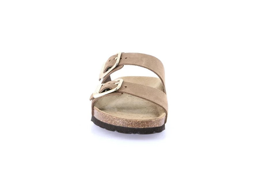 SARA CB2631 TORTORA CIABATTA SANDALO DONNA