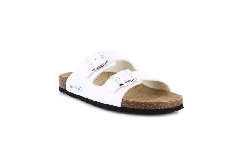 SARA CB4018 BIANCO CIABATTA SANDALO DONNA