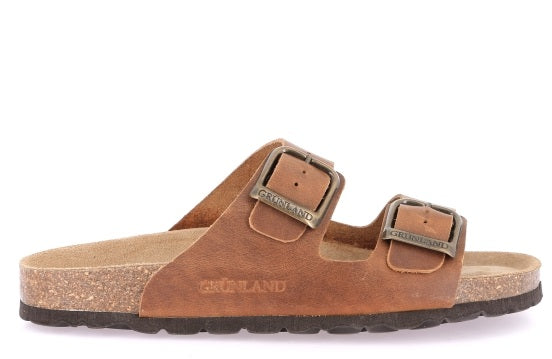 SARA CB3030 CUOIO CIABATTA SANDALO DONNA