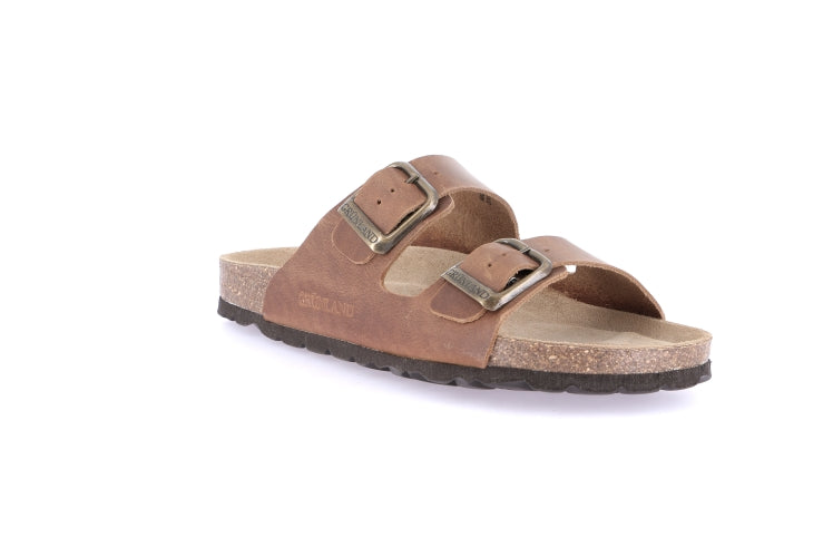 SARA CB3030 CUOIO CIABATTA SANDALO DONNA
