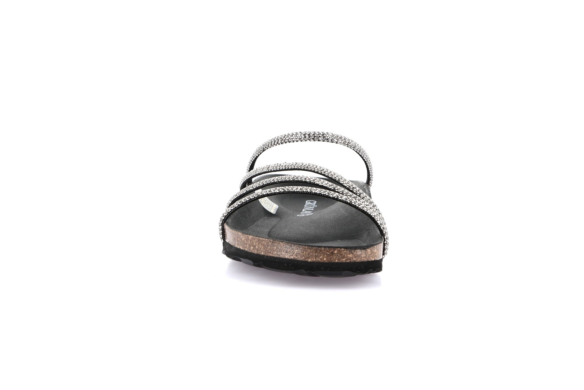 SARA CB0058 NERO CIABATTA SANDALO DONNA