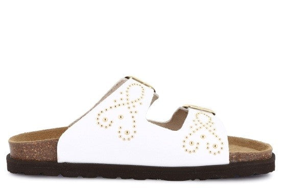 SASA CB0750 BIANCO CIABATTA SANDALO DONNA