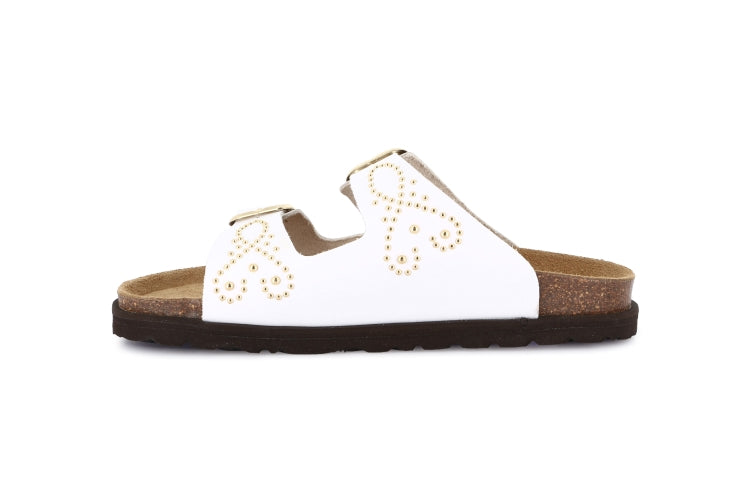 SASA CB0750 BIANCO CIABATTA SANDALO DONNA