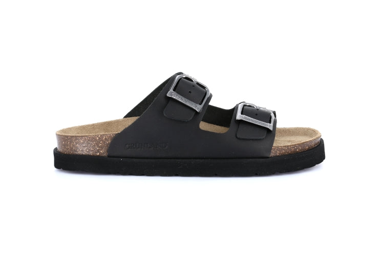 SASA CB0750 NERO CIABATTA SANDALO DONNA