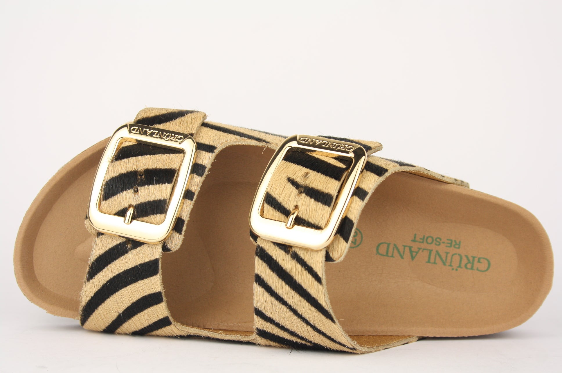 ENNY CB0784 CUOIO CIABATTA SANDALO DONNA