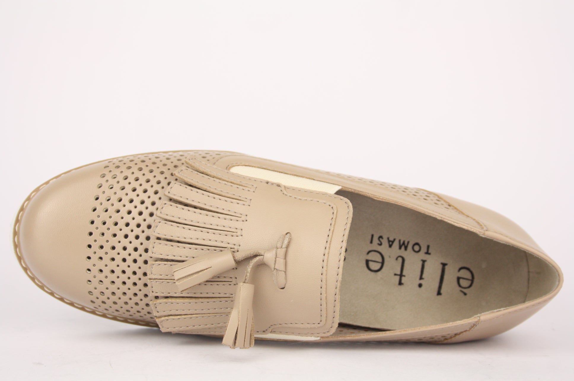 ROSA FOR.- NEW ALMA BEIGE MOCASSINO DONNA