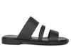 86P0 NERO CIABATTA SANDALO DONNA