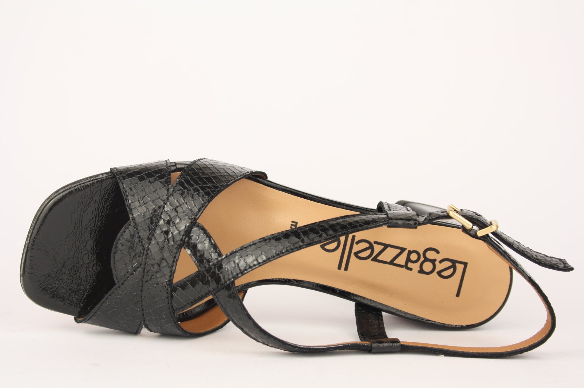 624 NERO SANDALO DONNA