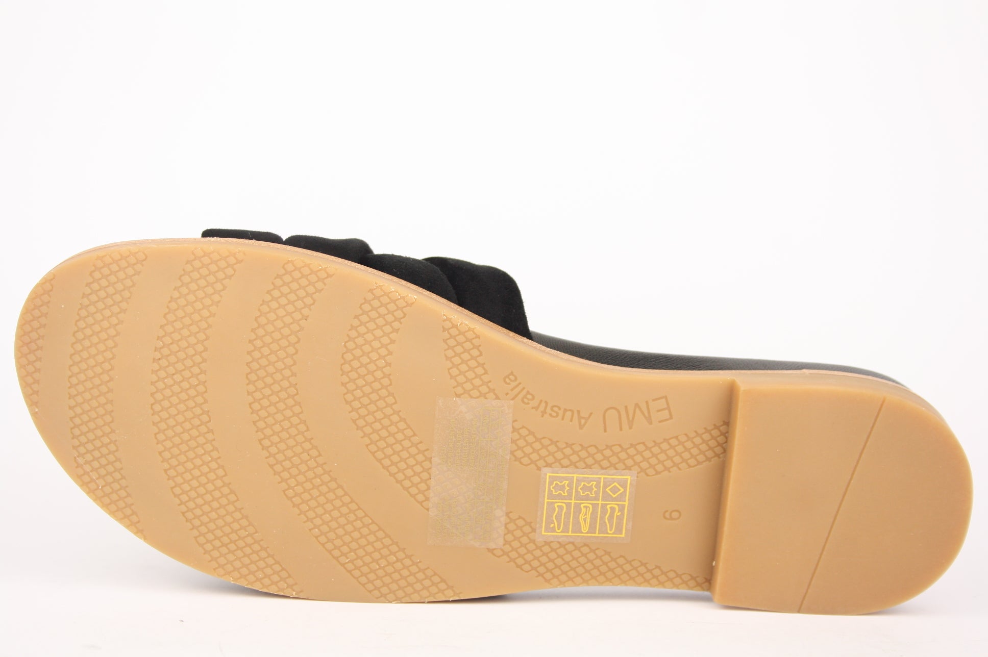 W13054 NERO CIABATTA SANDALO DONNA