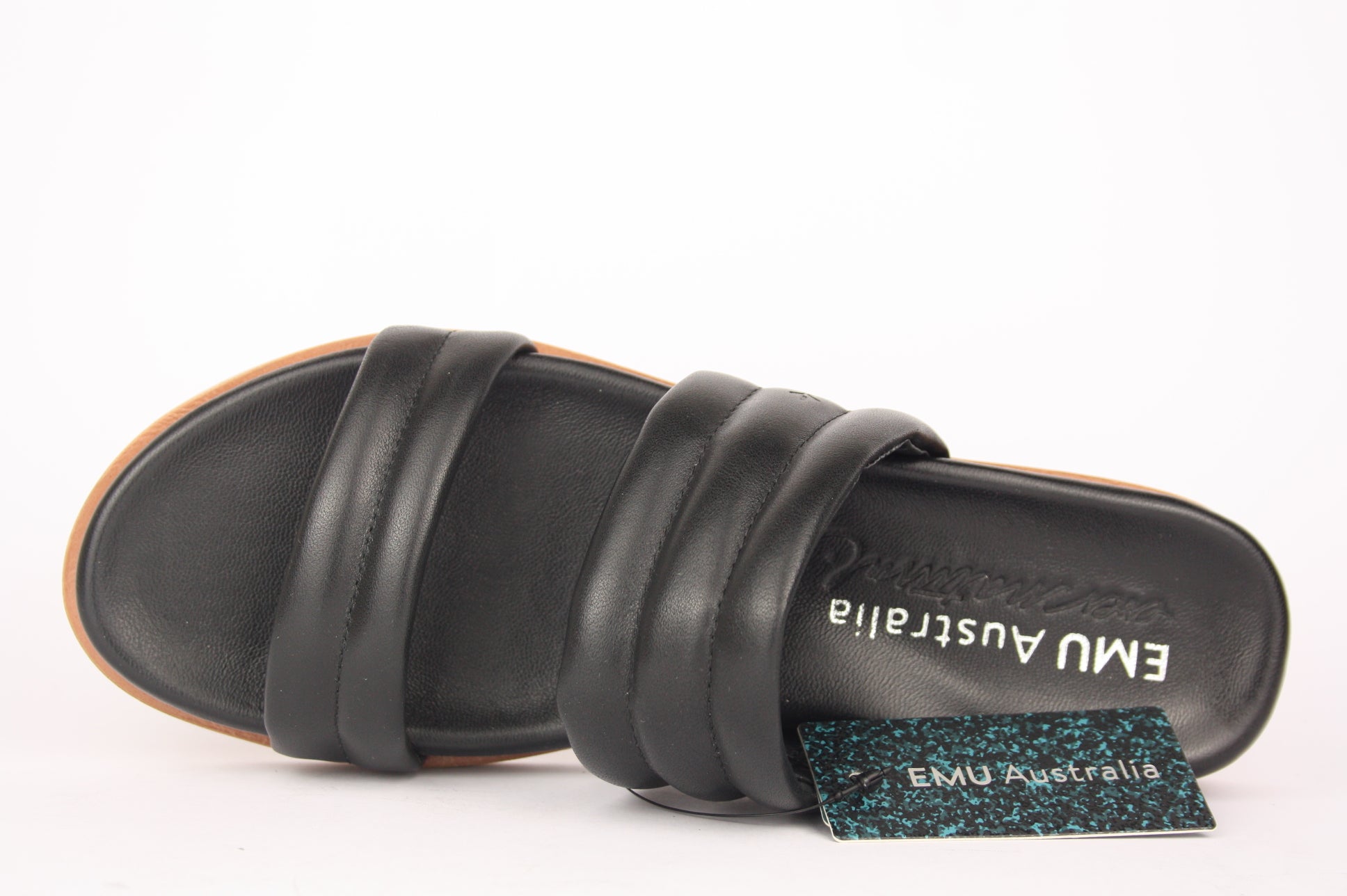W13174 NERO CIABATTA SANDALO DONNA