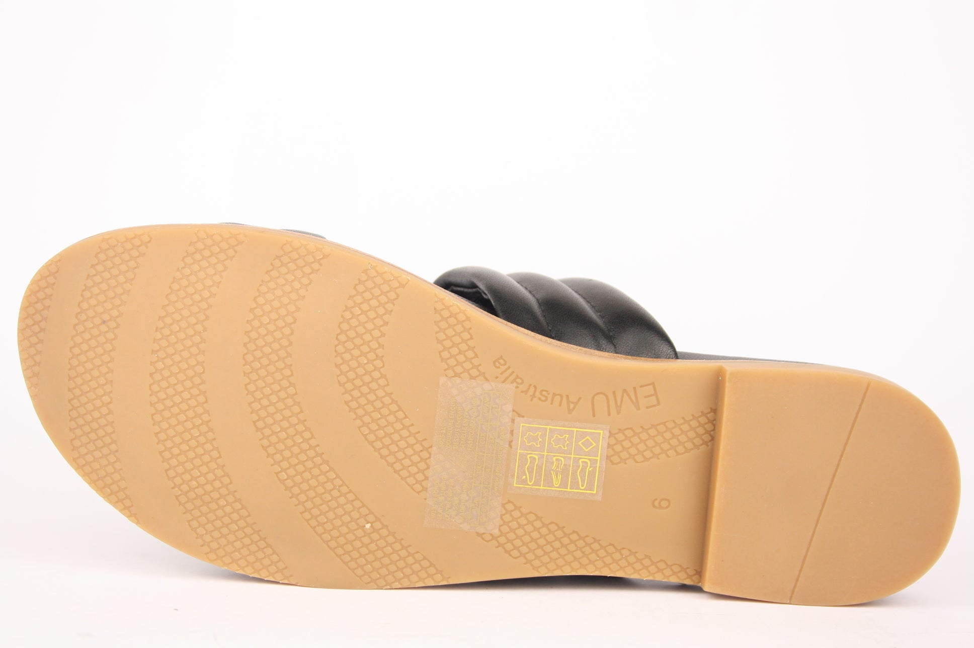 W13174 NERO CIABATTA SANDALO DONNA