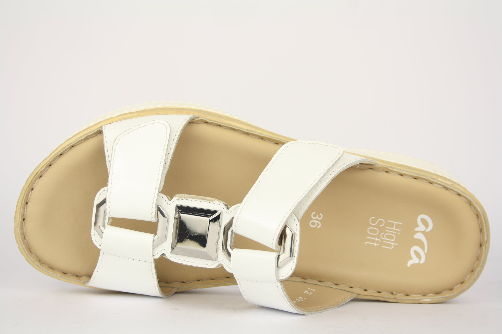 1239103 BIANCO CIABATTA SANDALO DONNA