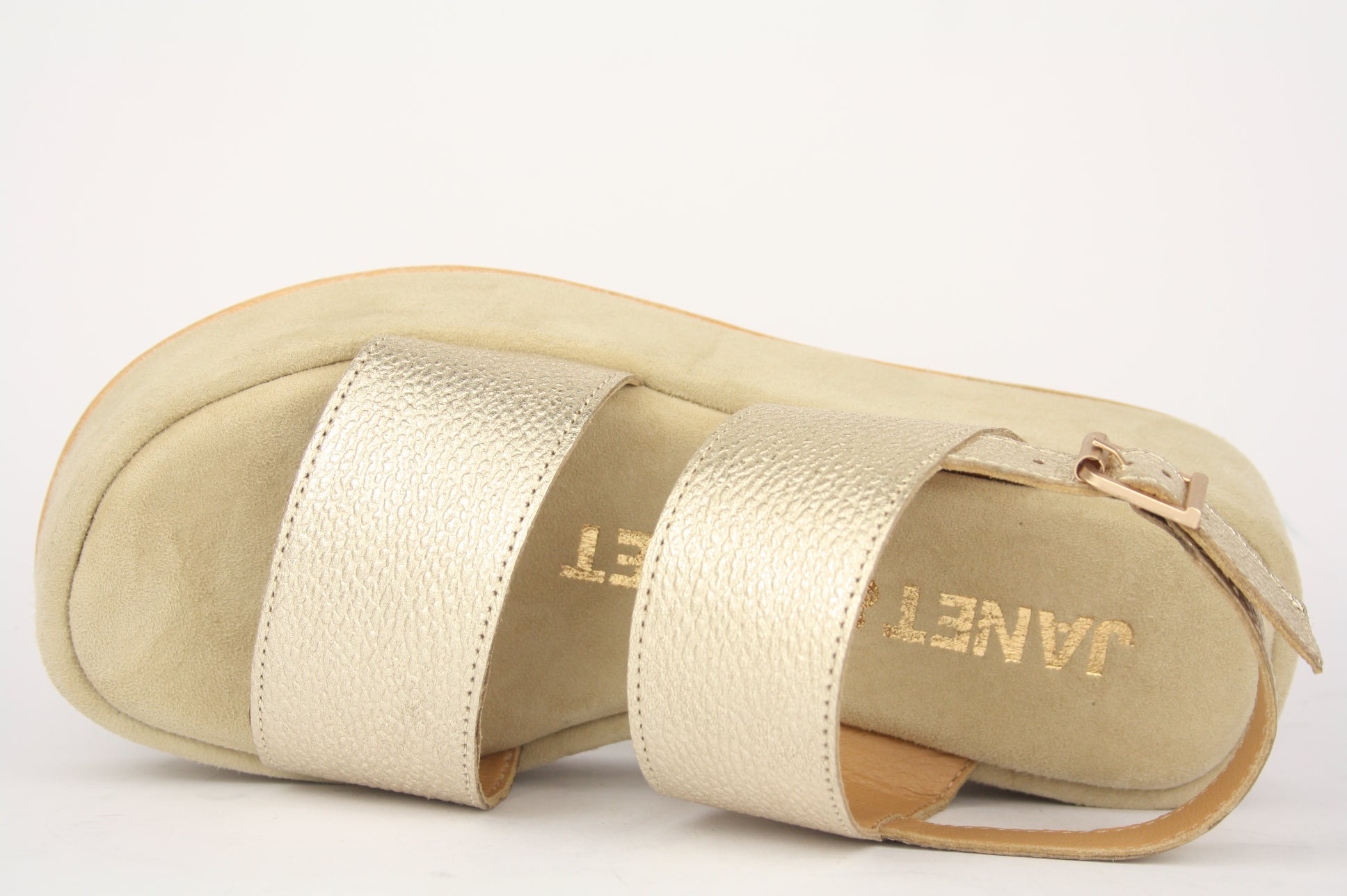 J-121B PLATINO SANDALO DONNA
