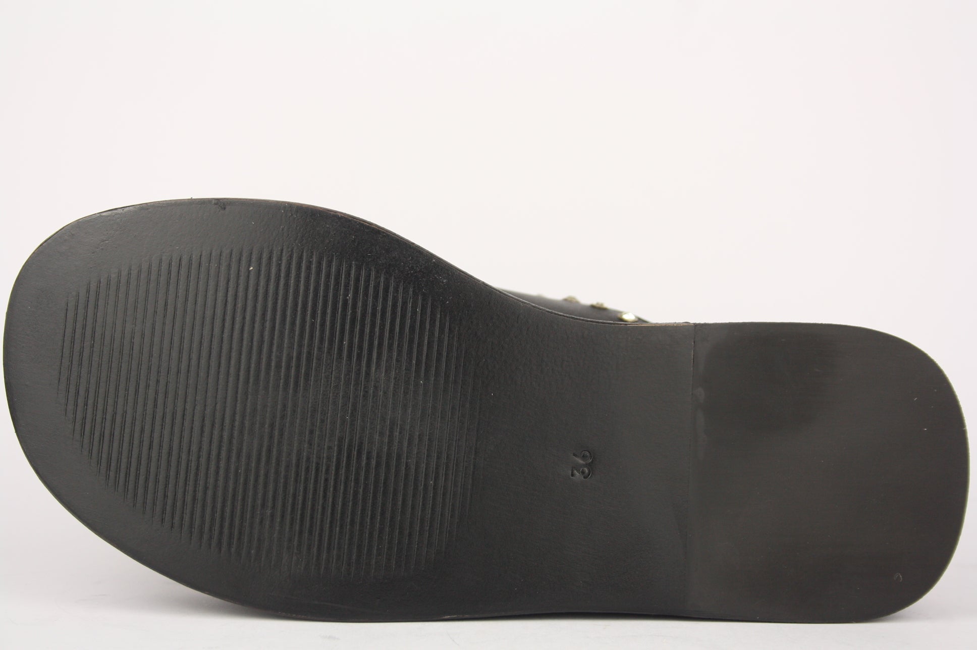 J-122 NERO CIABATTA SANDALO DONNA