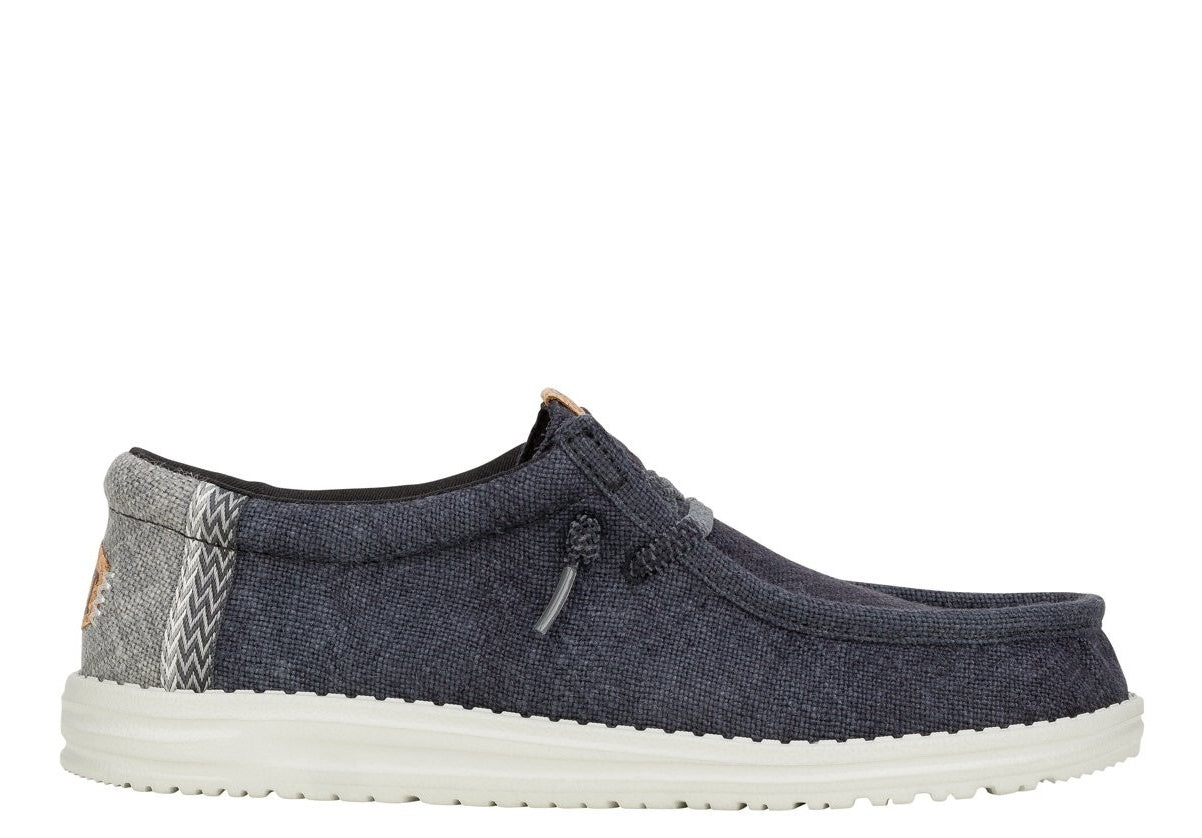 WALLY JUTE NERO LACCI UOMO