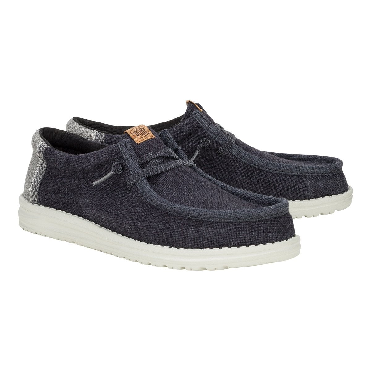 WALLY JUTE NERO LACCI UOMO