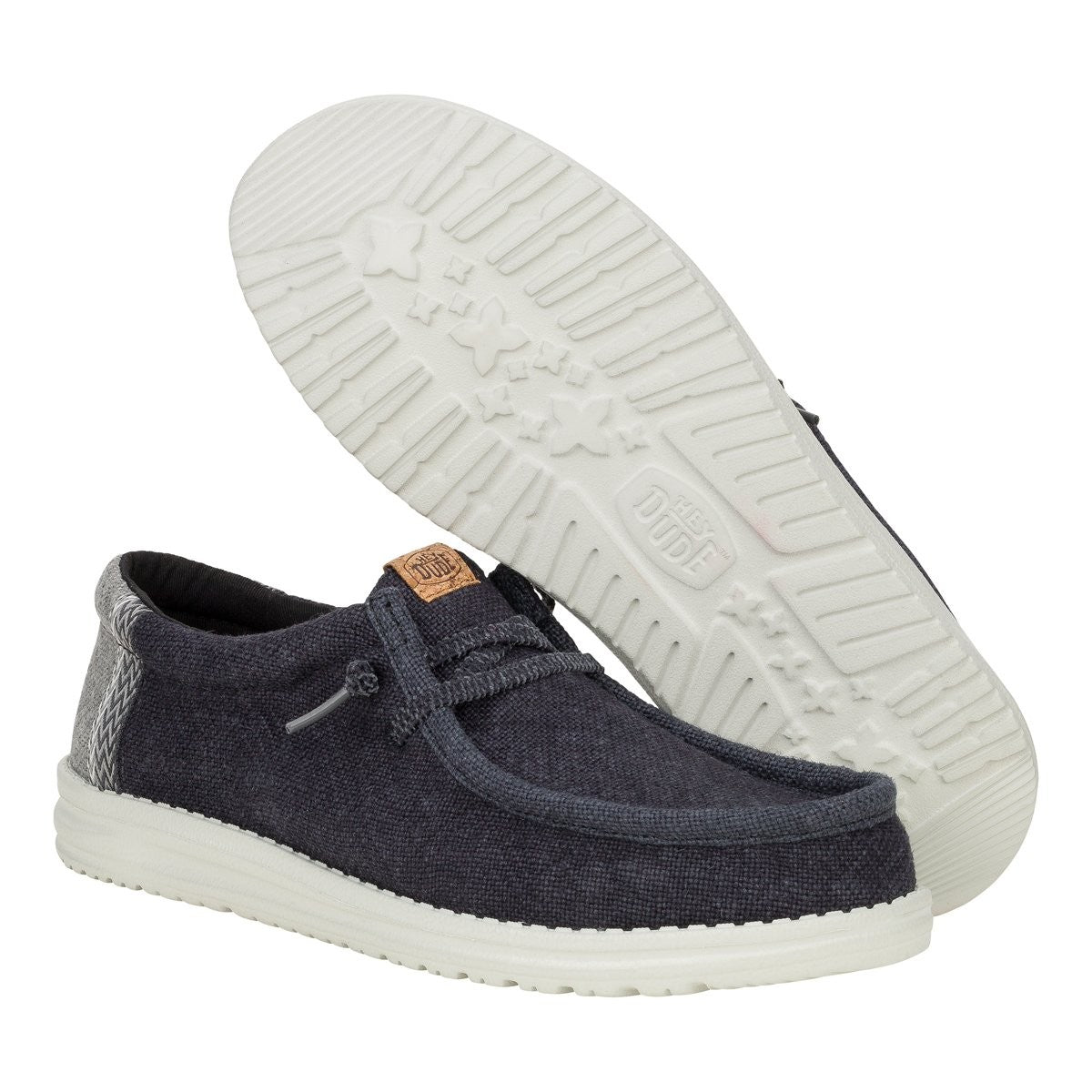 WALLY JUTE NERO LACCI UOMO