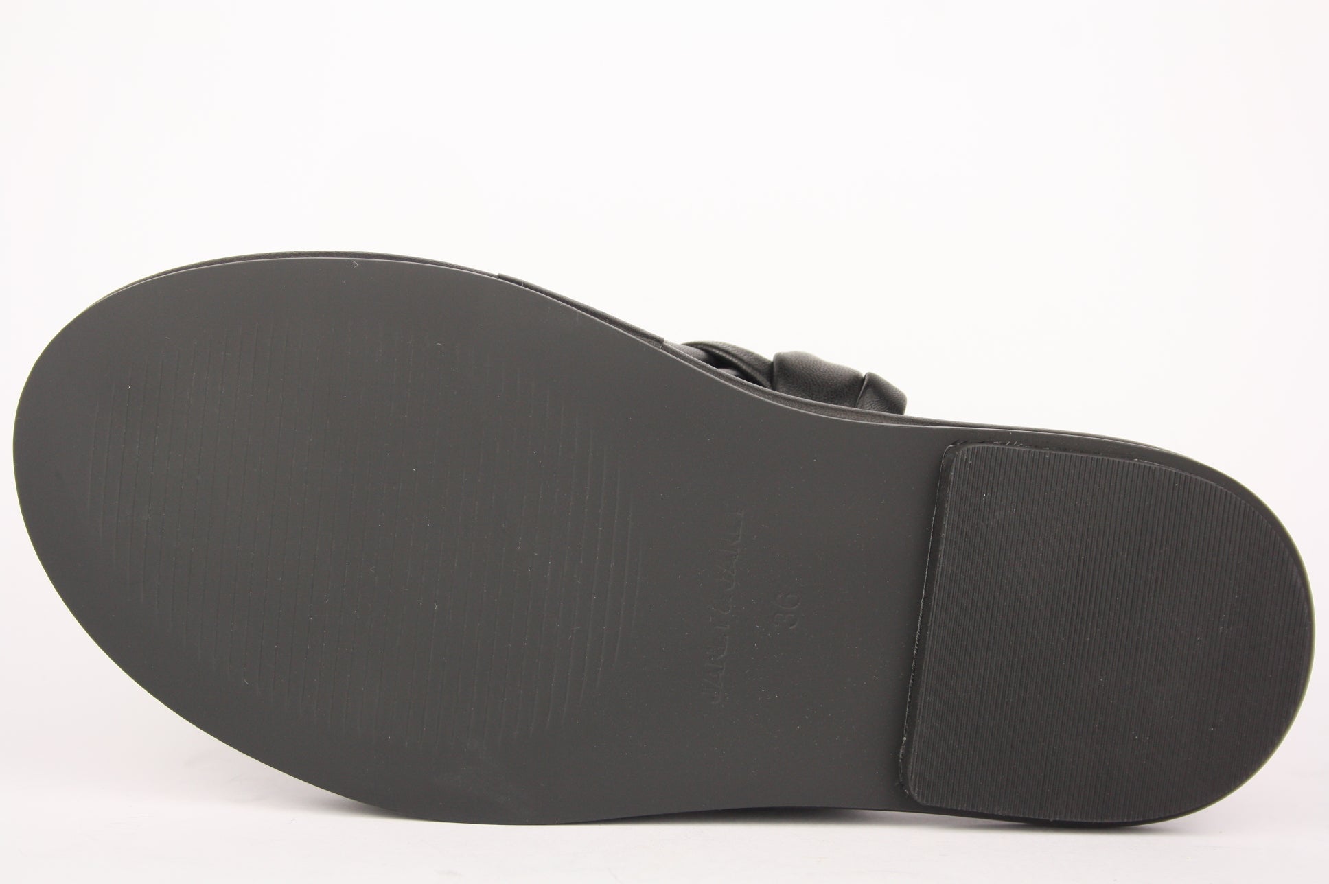 J-163 NERO CIABATTA SANDALO DONNA