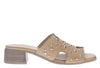 K56076 CAMEL CIABATTA SANDALO DONNA