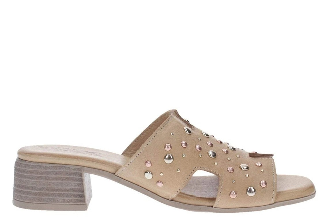 K56076 CAMEL CIABATTA SANDALO DONNA