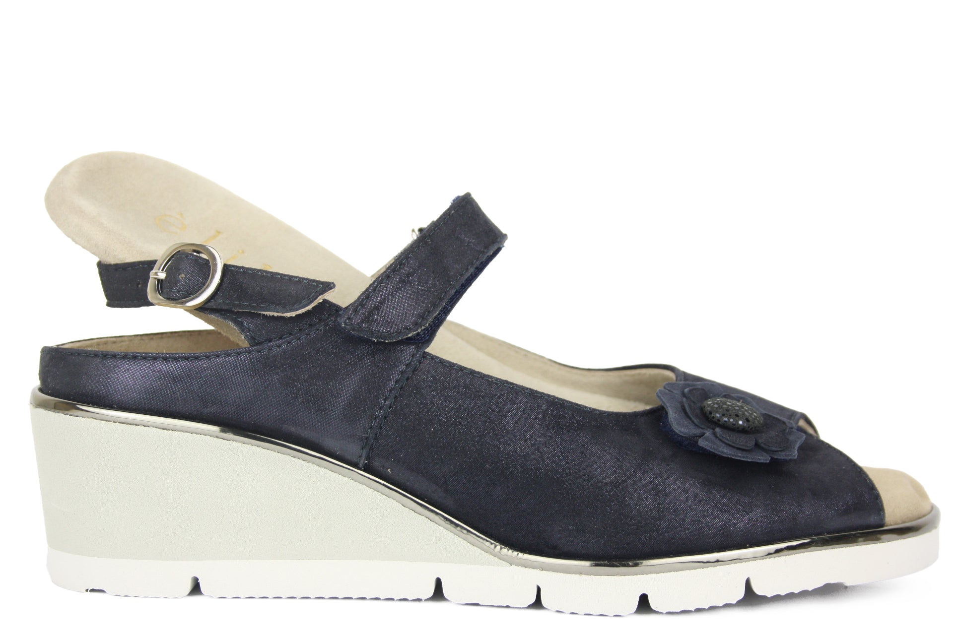 LORETTA F. S. BEAUTY BLU SANDALO DONNA