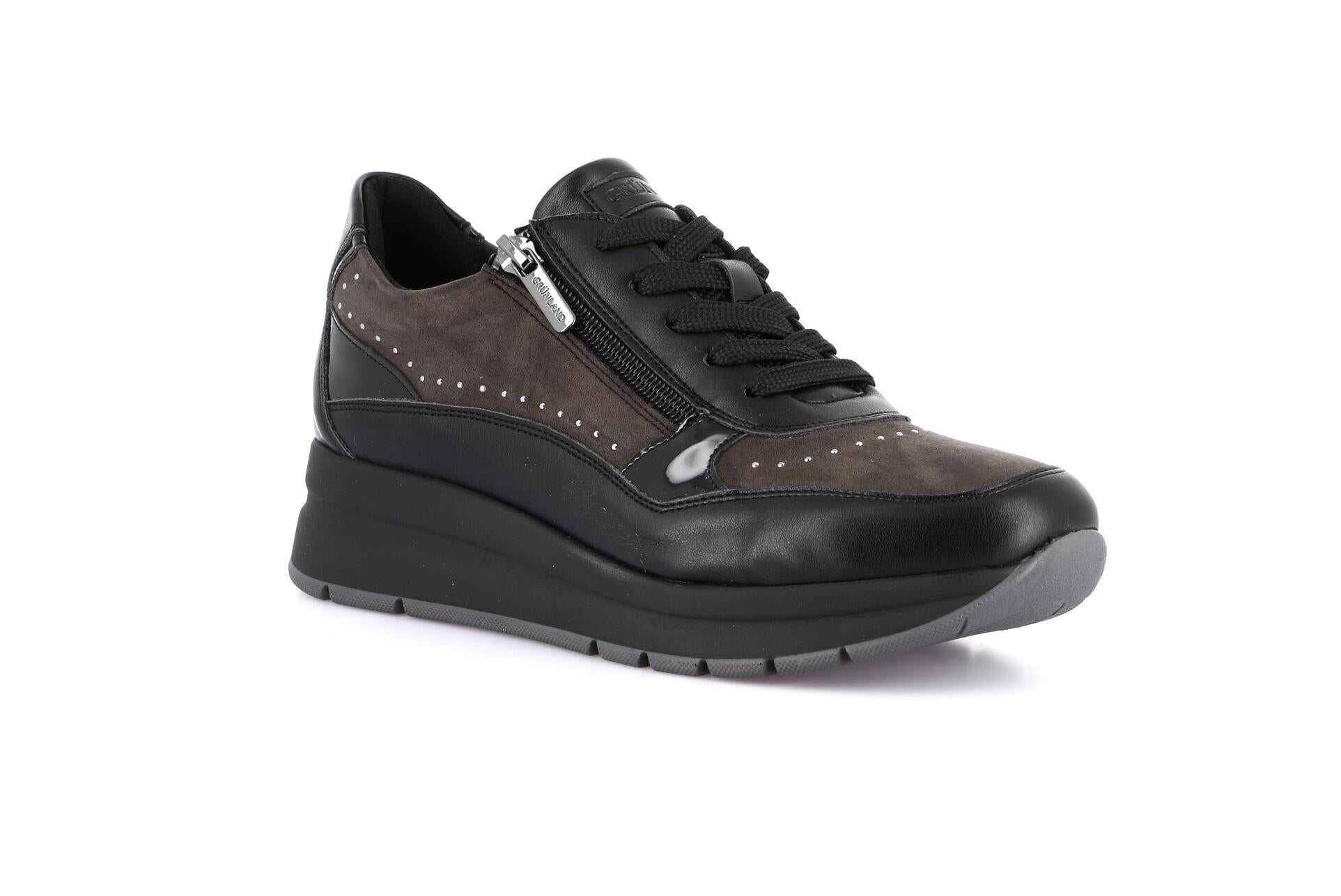 MEVA SC4658 NERO FUMO LACCI DONNA