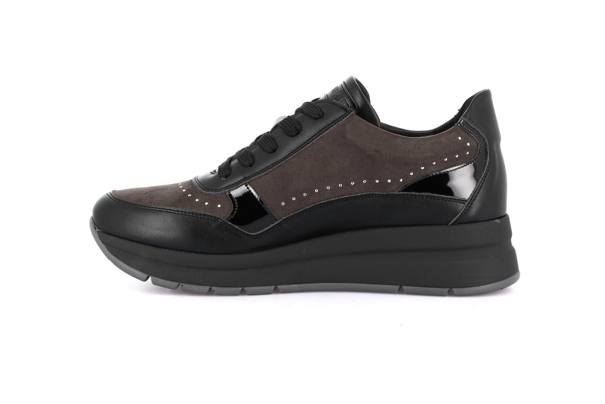 MEVA SC4658 NERO FUMO LACCI DONNA