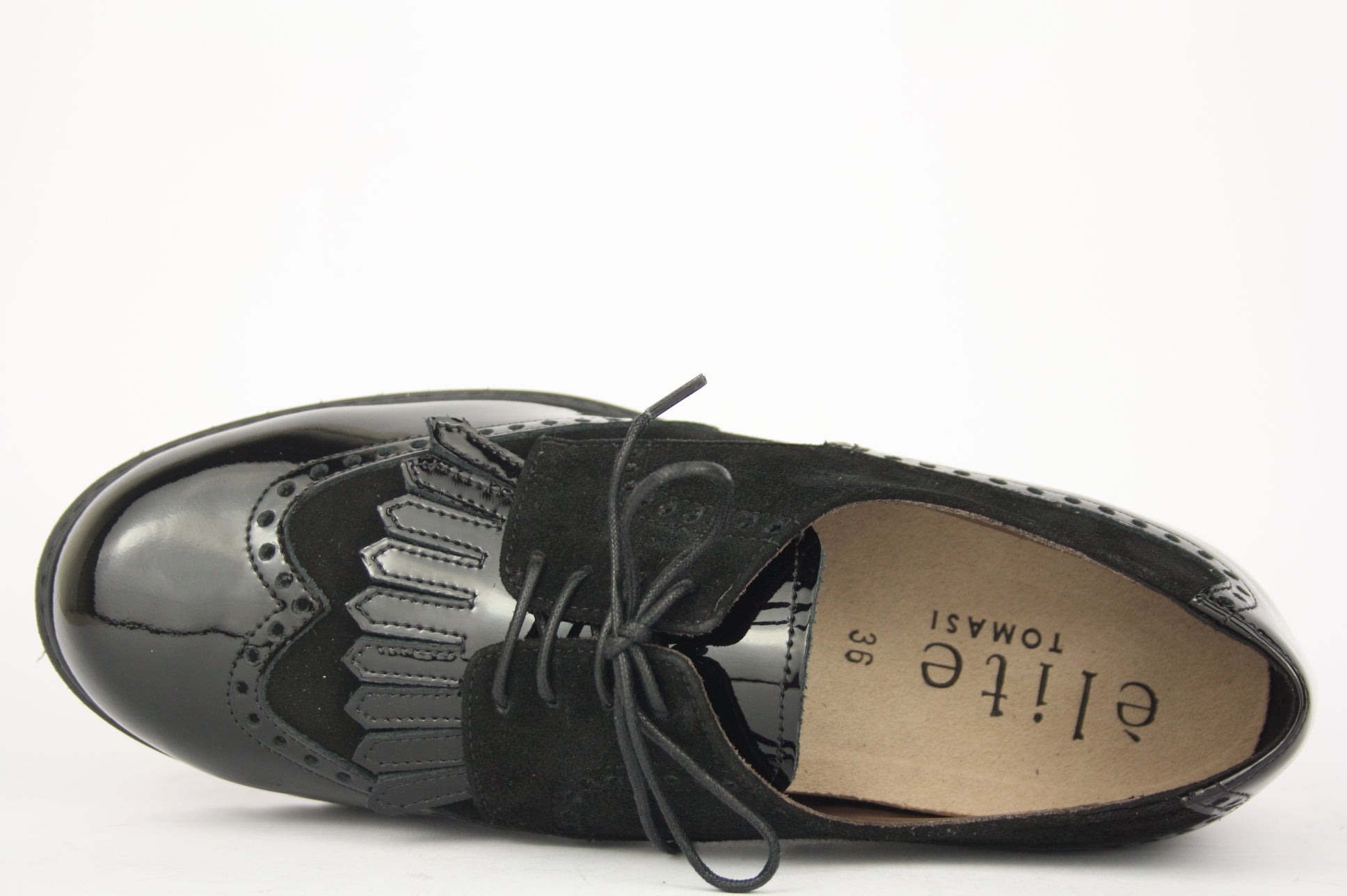 TRINITY N.ALMA NERO LACCI DONNA