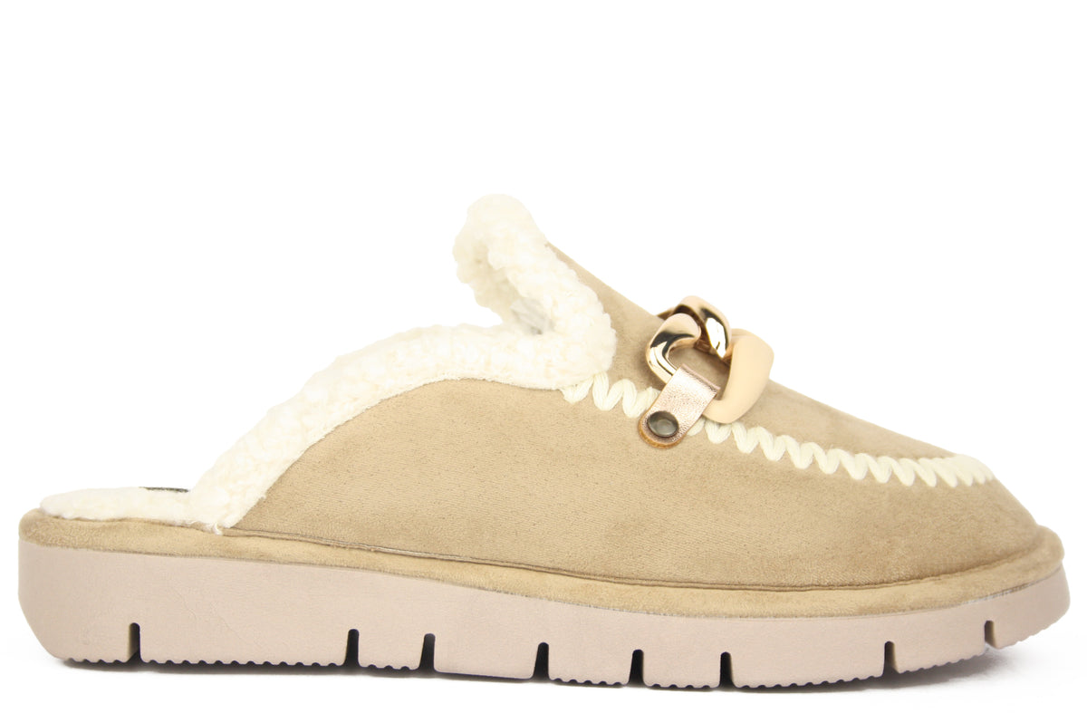 LOXI CI1606 BEIGE PANTOFOLA PUNTA CHIUSA DONNA