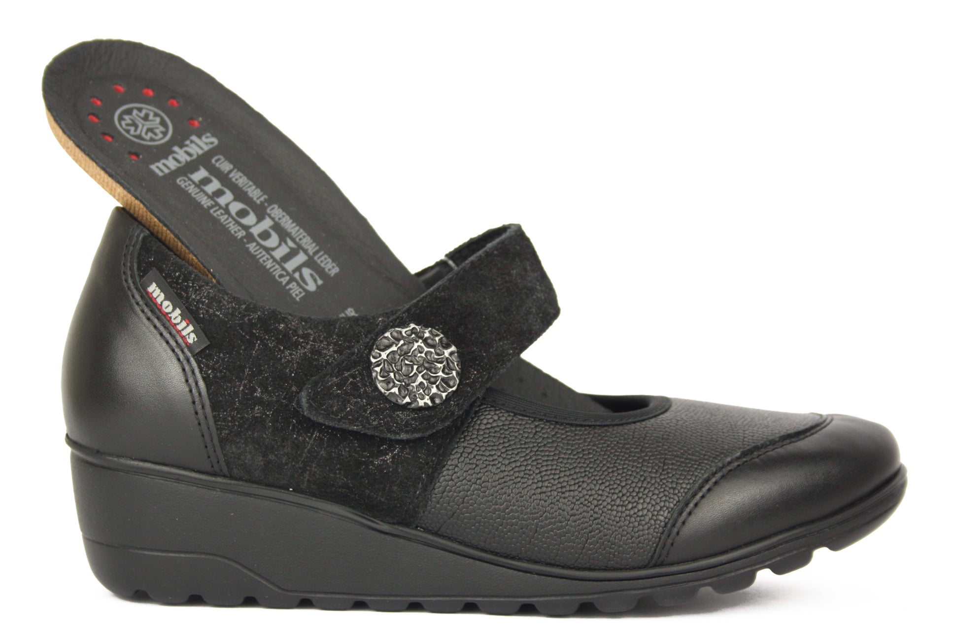 BATHILDA MOBILS NERO CINTURINO DONNA