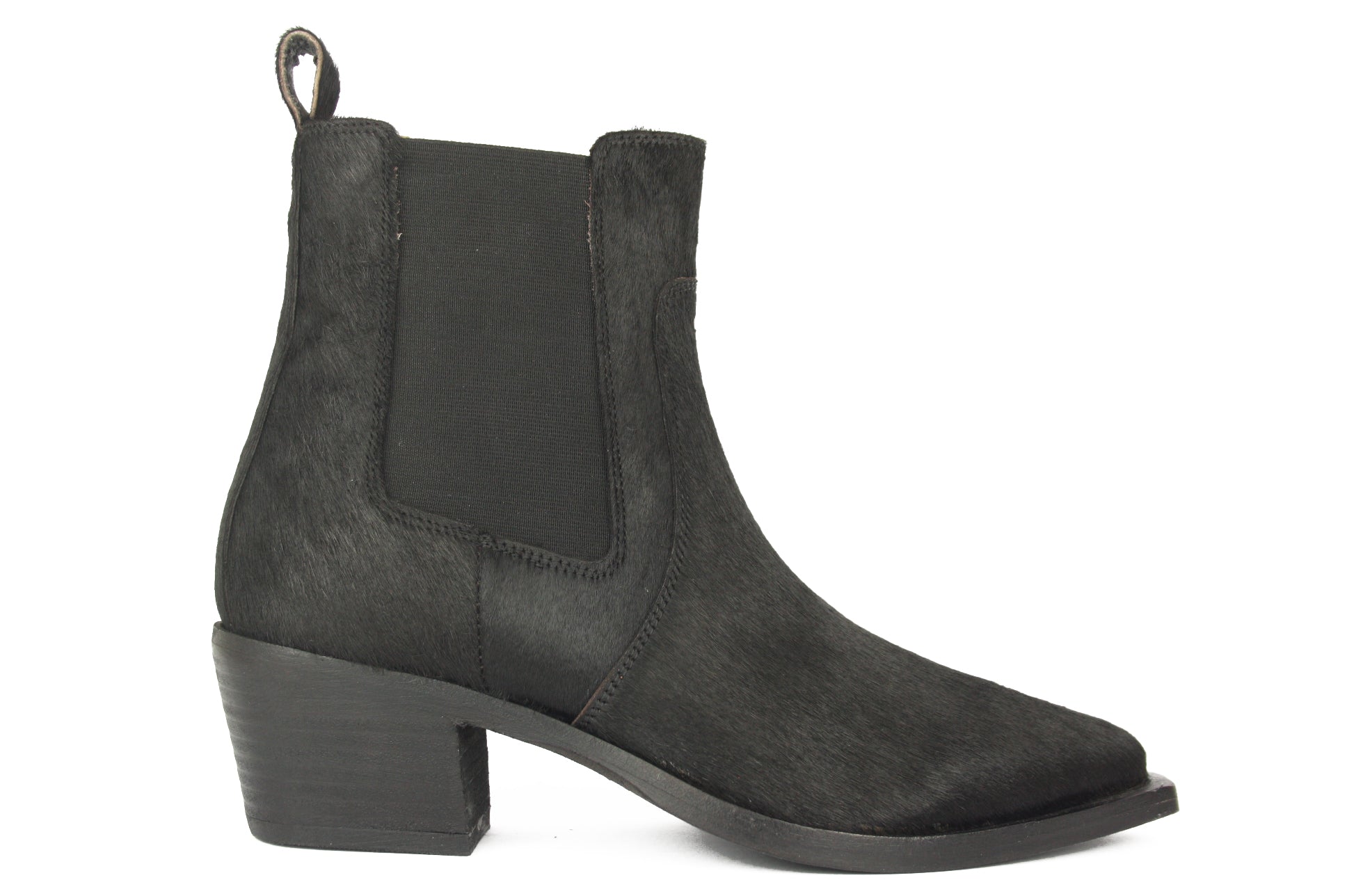 76E3 NERO TRONCHETTO DONNA