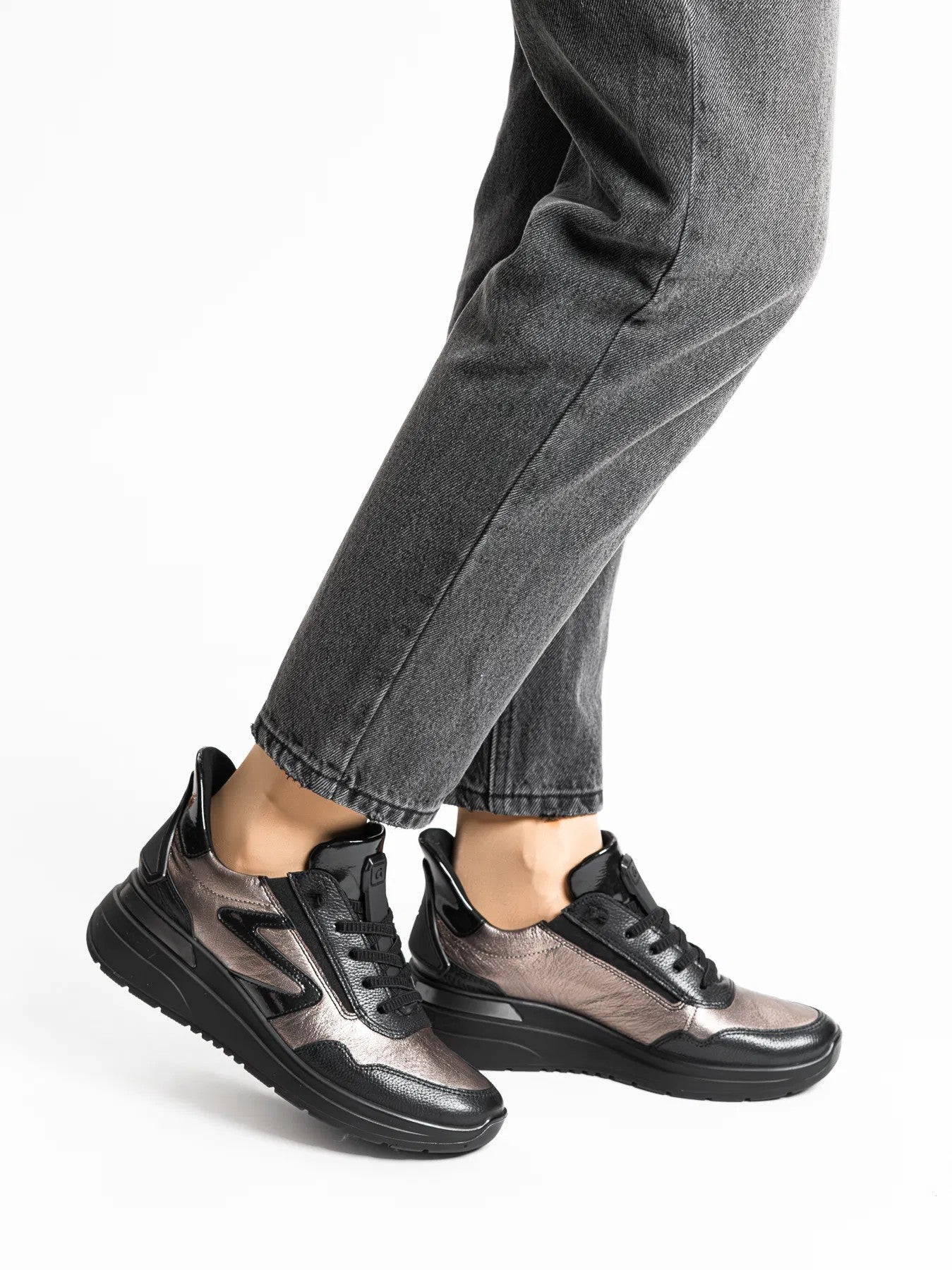 1257701 NERO SNEAKERS DONNA