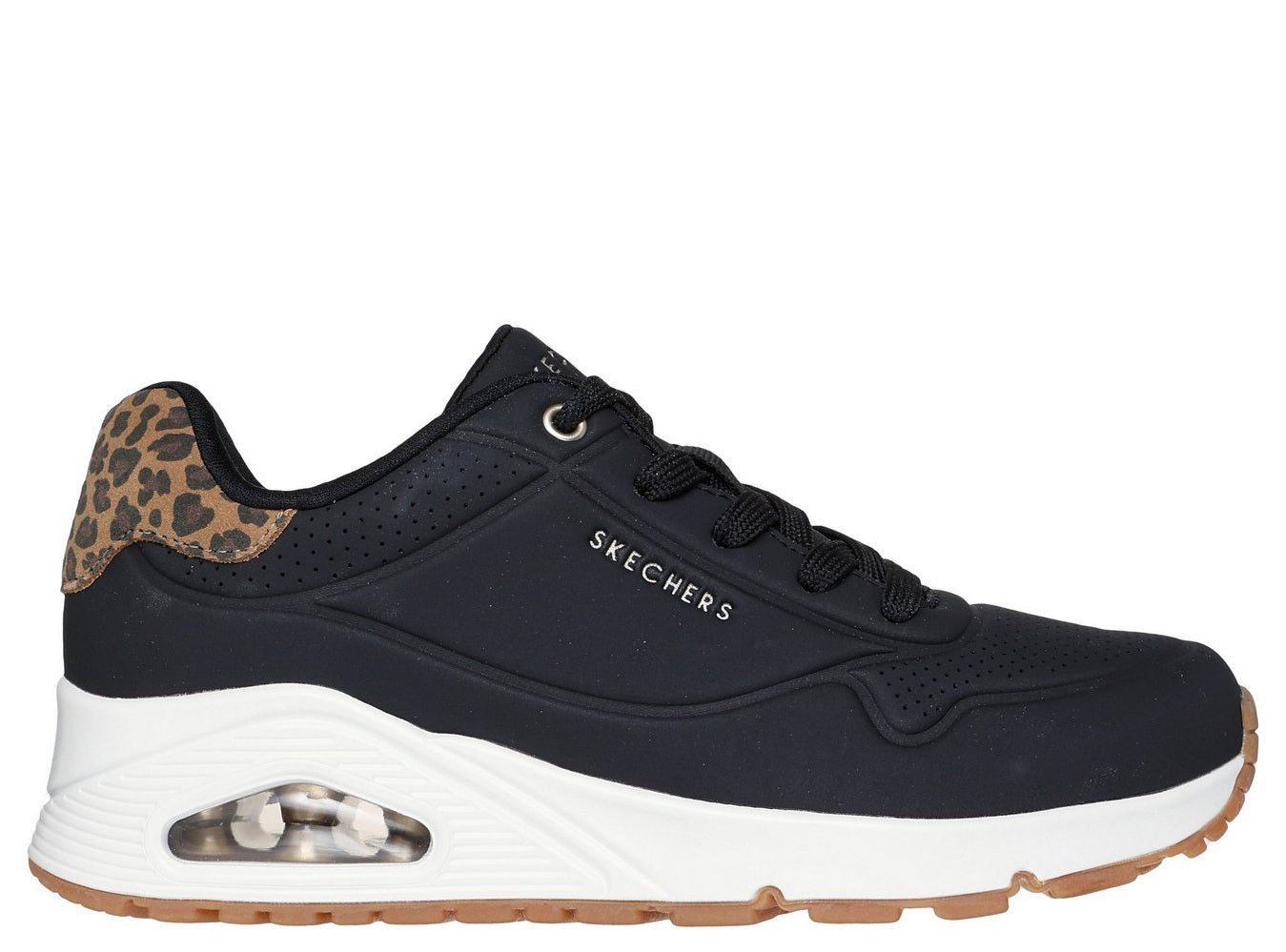 177093 UNO JUNGLE NERO SNEAKERS DONNA