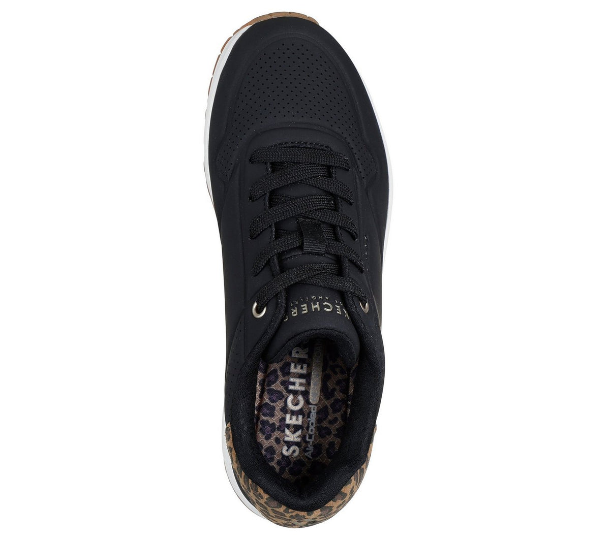 177093 UNO JUNGLE NERO SNEAKERS DONNA