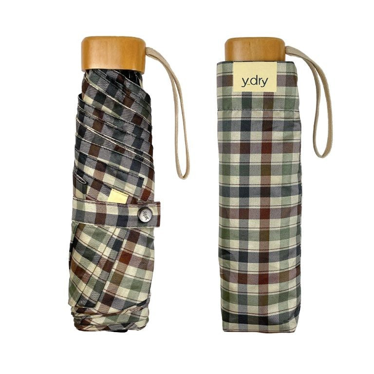 CHARLES 3308 TABACCO OMBRELLO PIEGHEVOLE ANTIVENTO UNISEX ACCESSORI