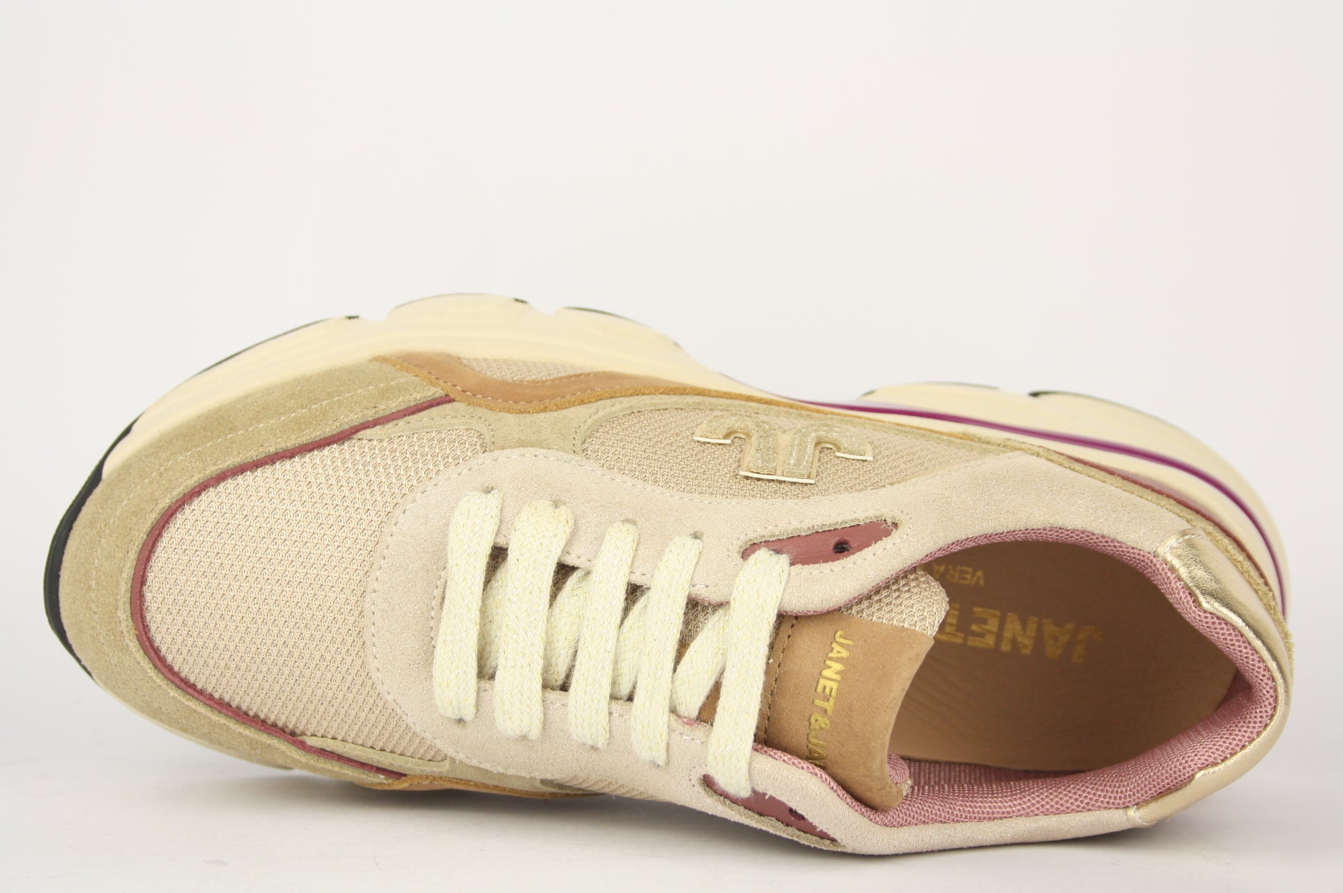 J-441 BEIGE SNEAKERS DONNA