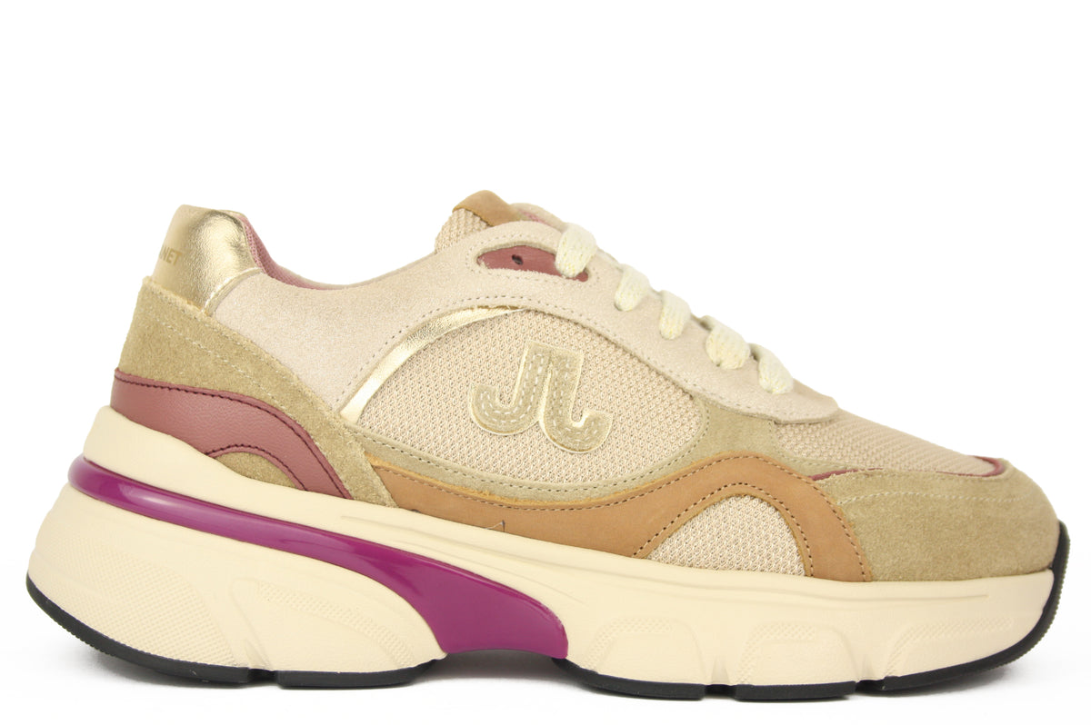 J-441 BEIGE SNEAKERS DONNA