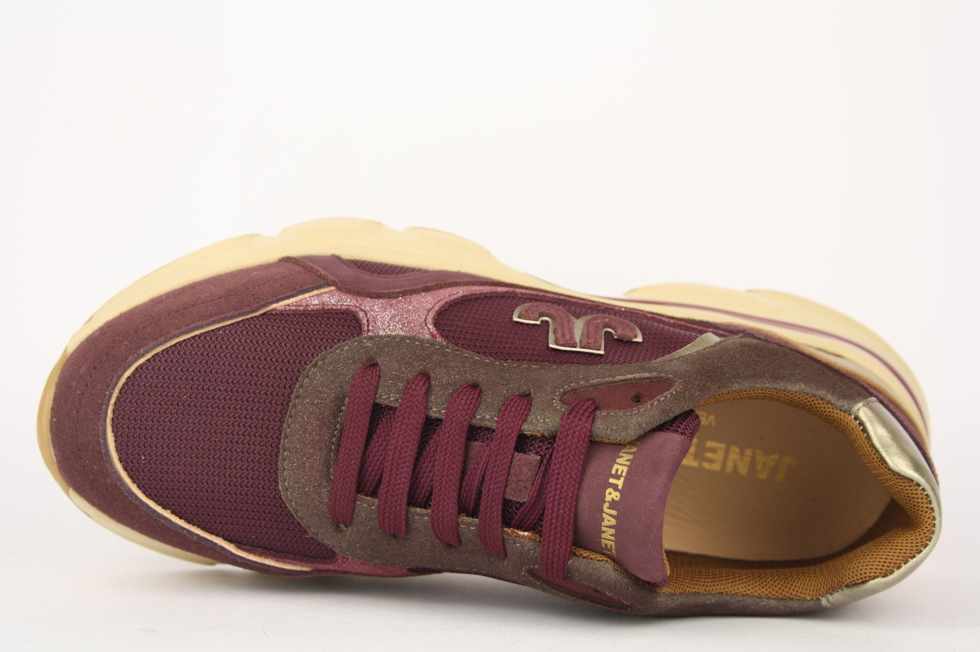 J-441 BORDEAUX SNEAKERS DONNA