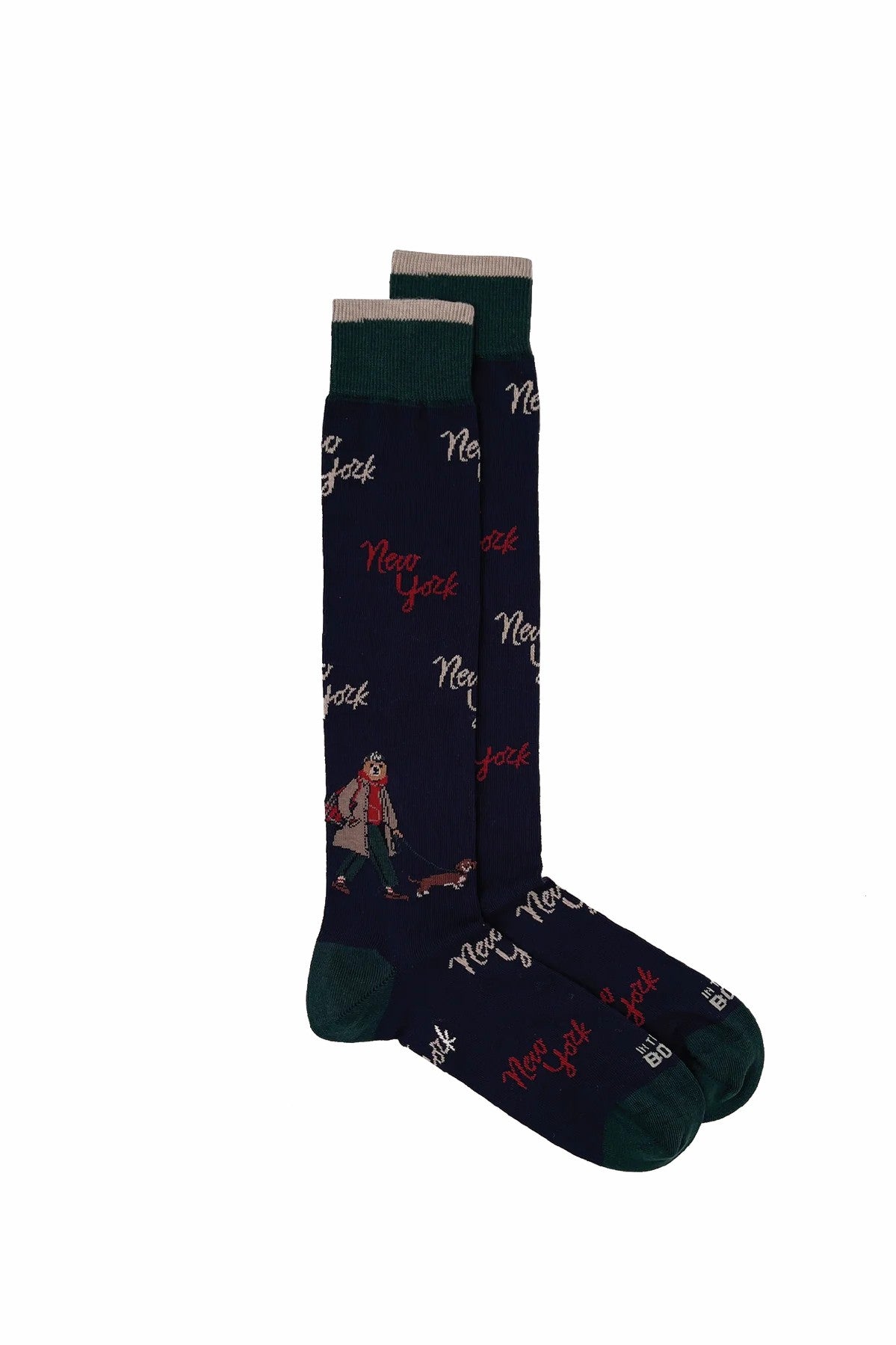 MR.BOX NEW YORK BLU CALZE UOMO ACCESSORI