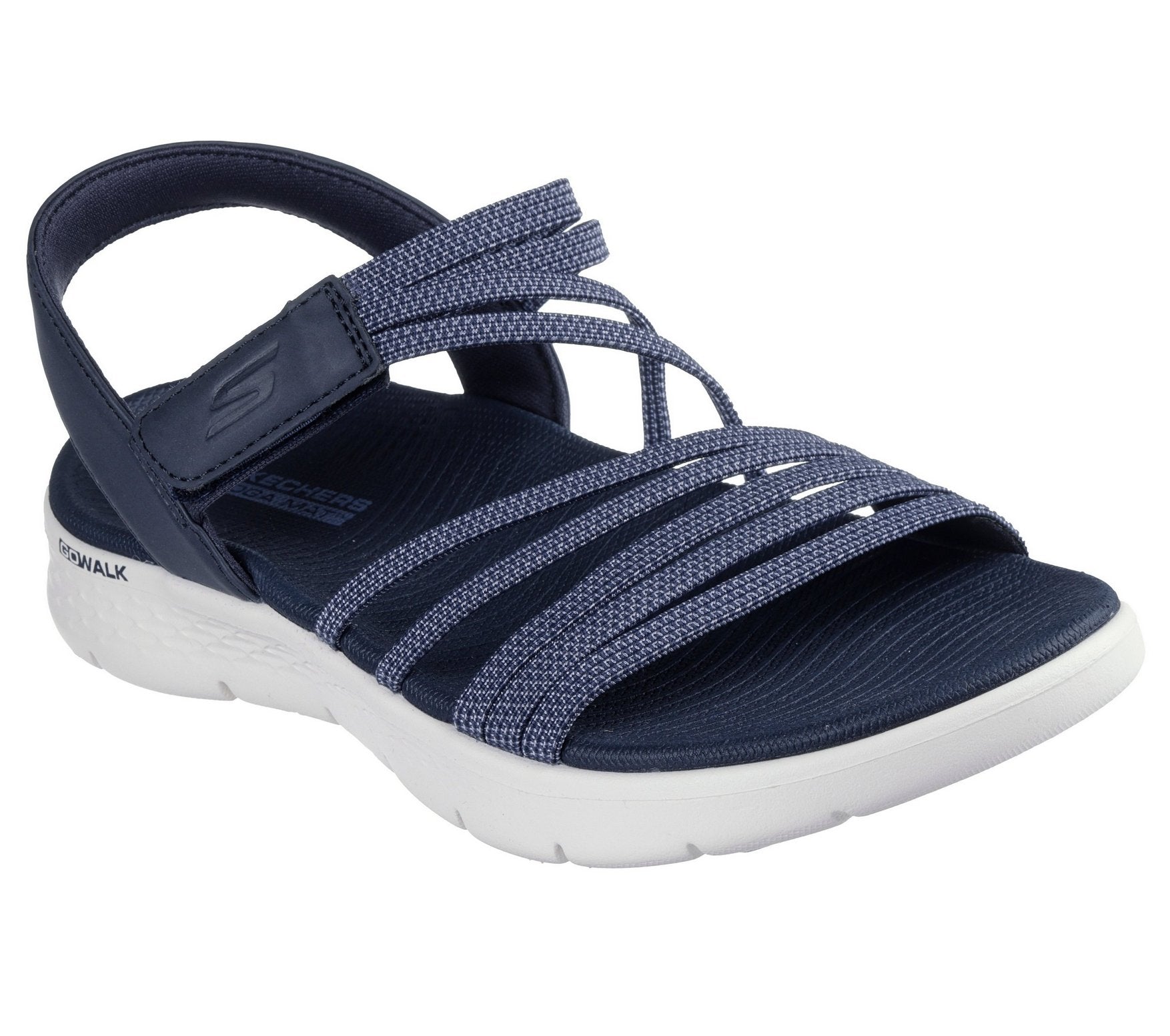 141473 GO WALK BLU SANDALO DONNA