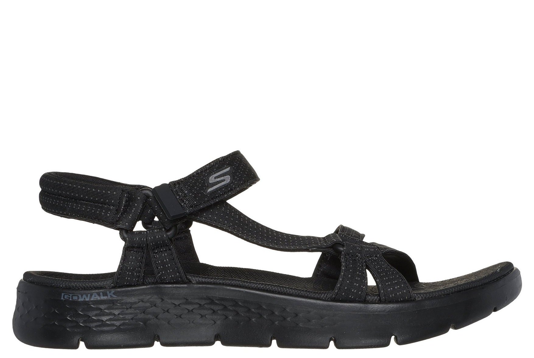 141451 GO WALK FLEX NERO SANDALO DONNA