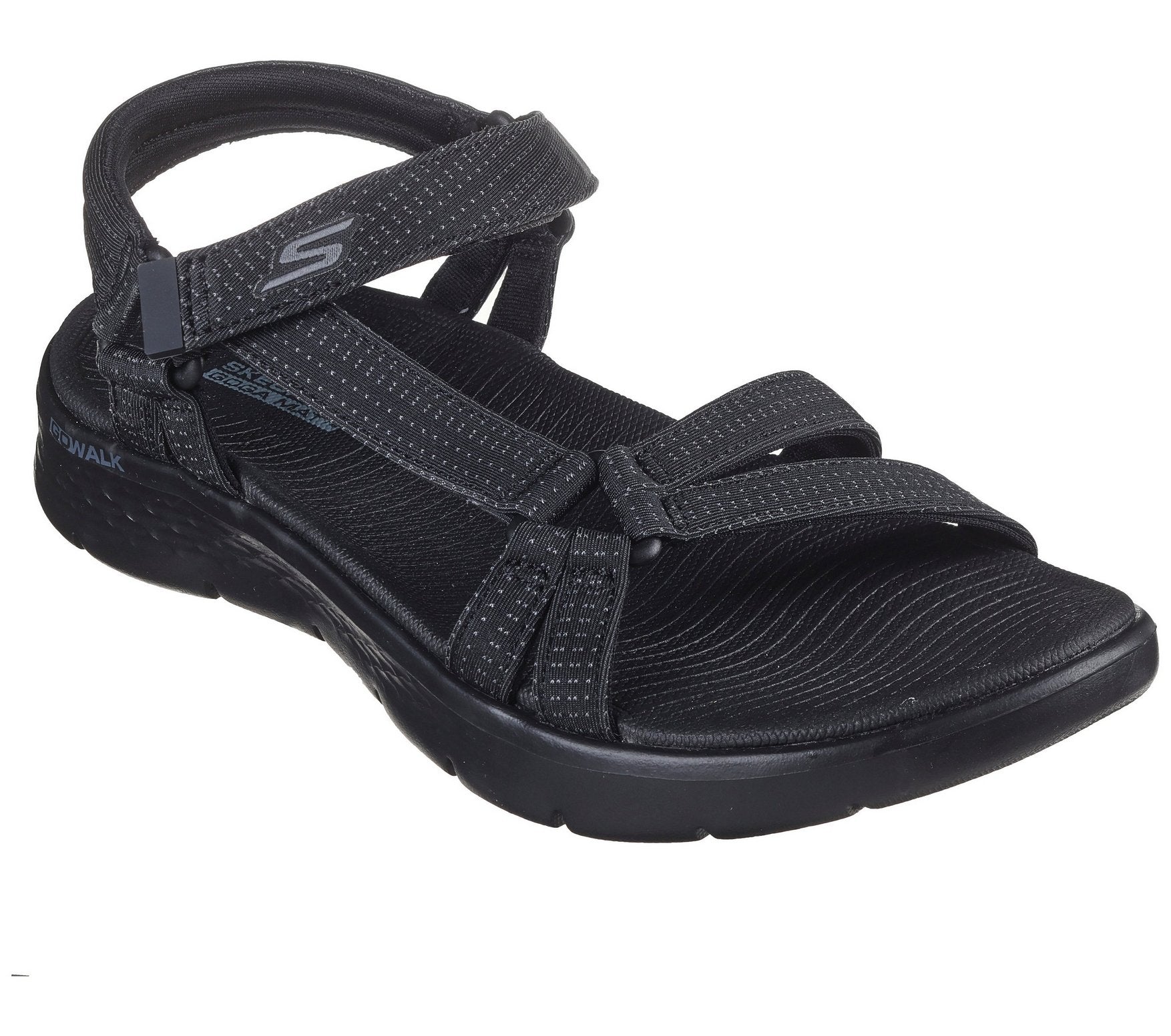 141451 GO WALK FLEX NERO SANDALO DONNA