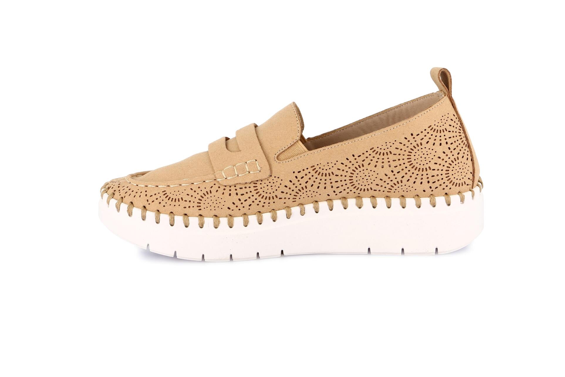 SILI SC6182 SABBIA MOCASSINO DONNA