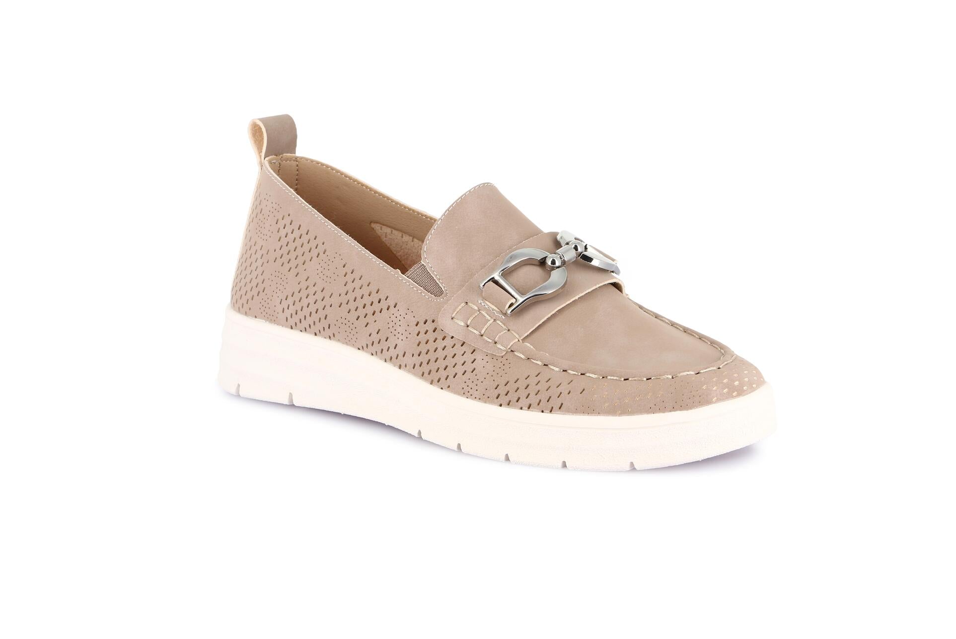 SIVI SC6256 TAUPE MOCASSINO DONNA