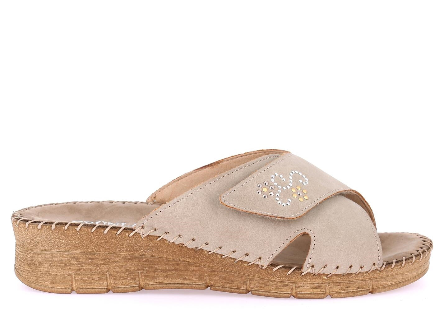 PALO CI3099 TAUPE CIABATTA SANDALO DONNA